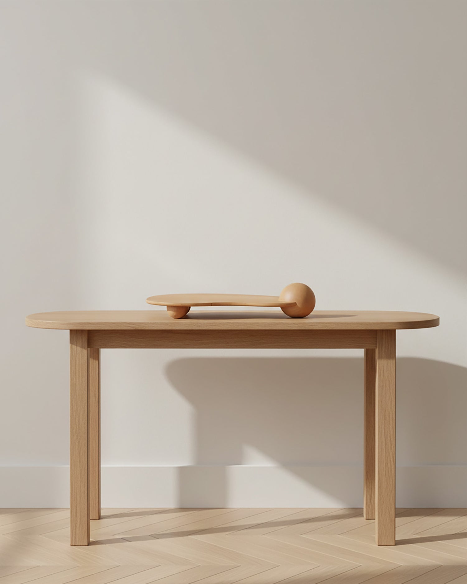 Sculptural Wood Tray